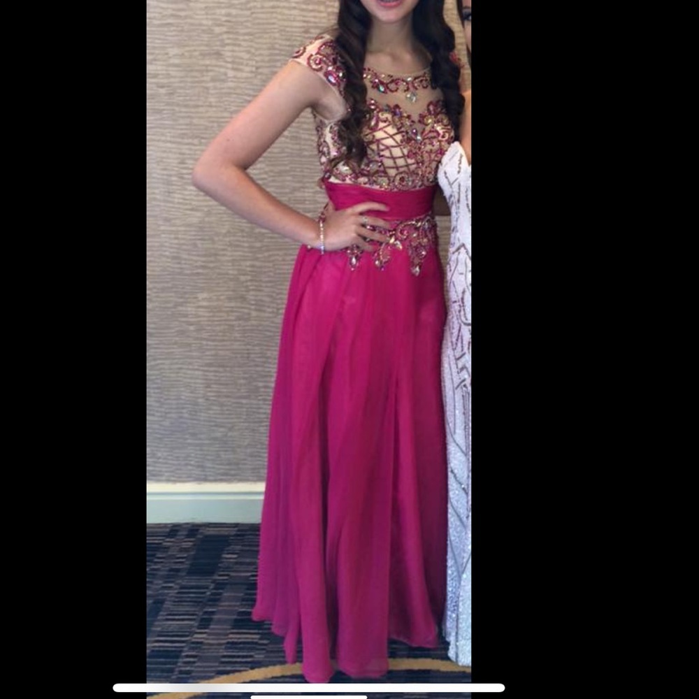 ALYCE PARIS long designer gown